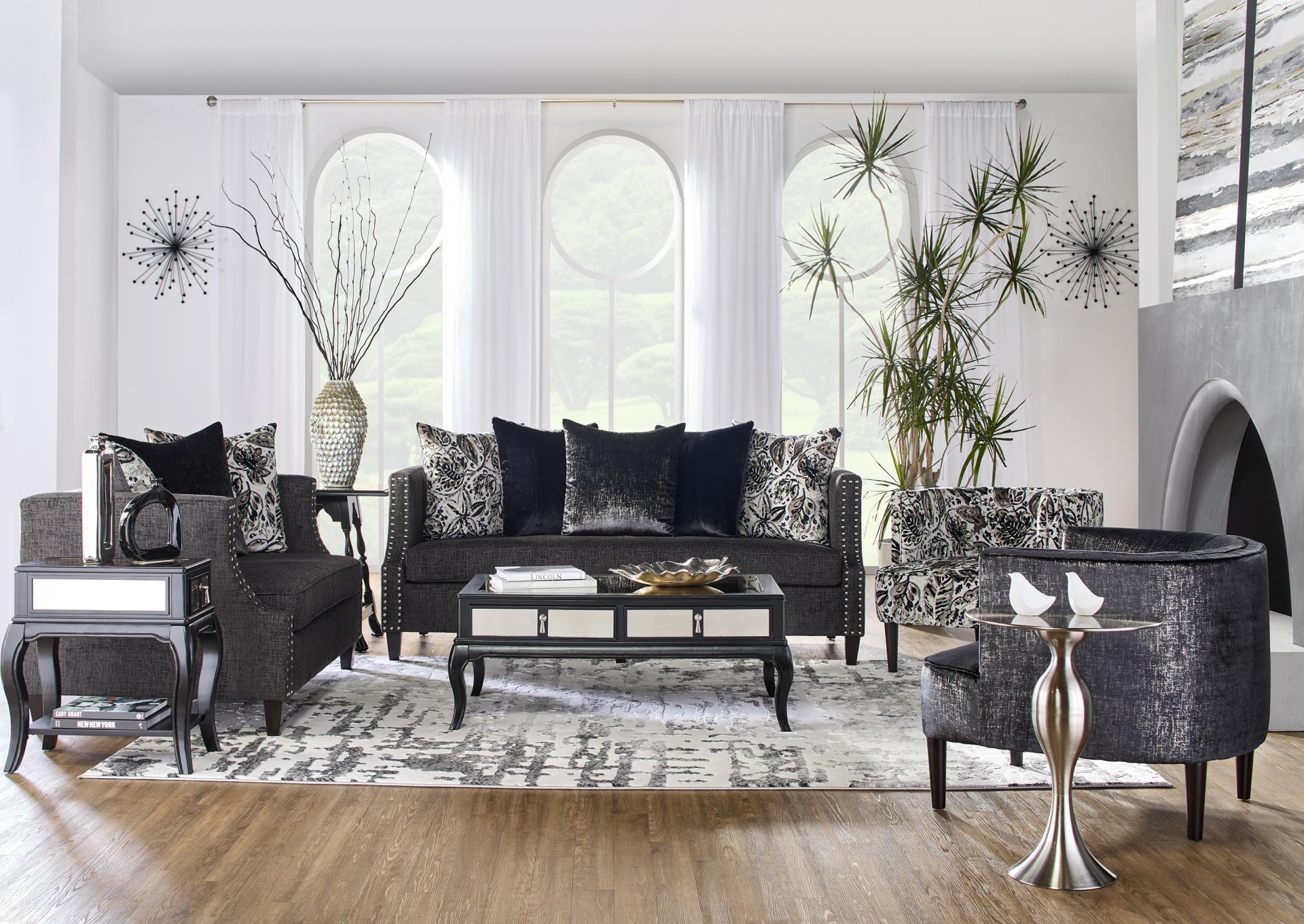 Simone Ash Sofa & Loveseat image 1